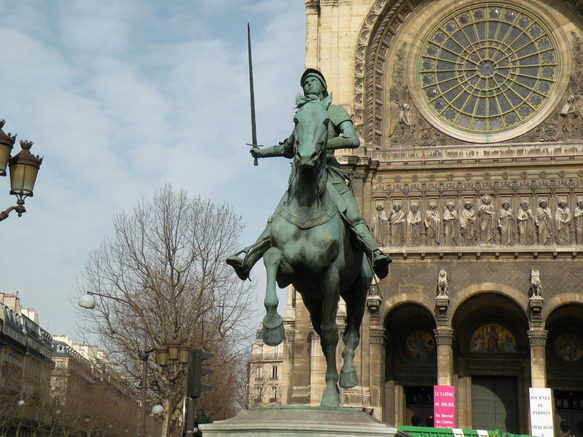  statue équestre de Jeanne d'Arc